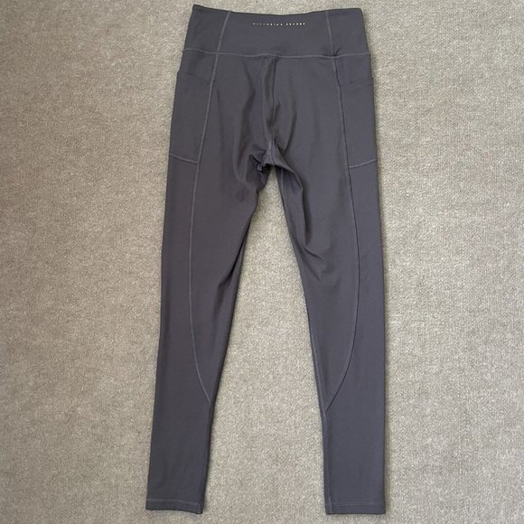 Victoria's Secret Leggings Womens 12 Grey Skinny Yoga Pants Workout Pockets - Picture 9 of 11